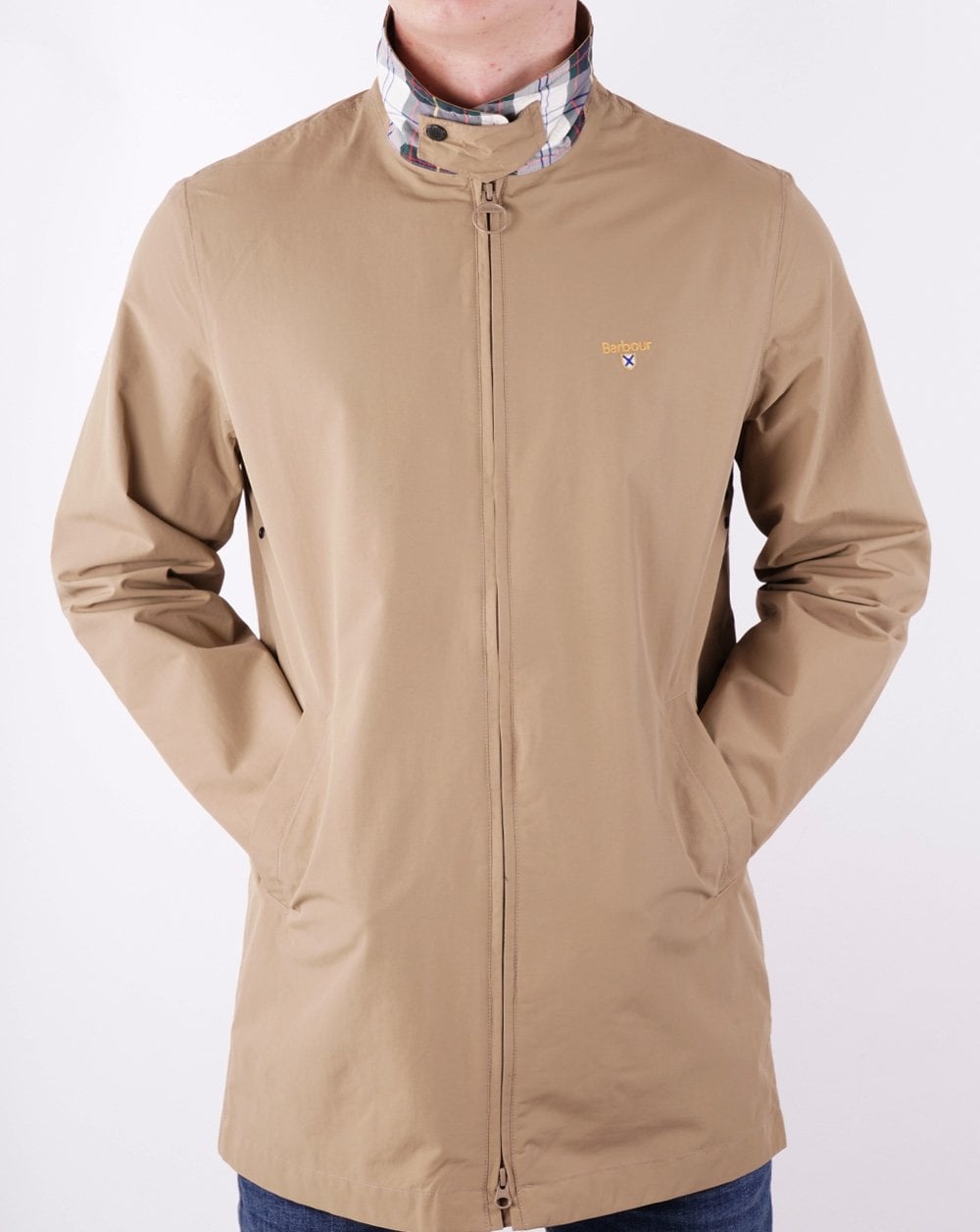 Barbour Crested Mac Military Brown