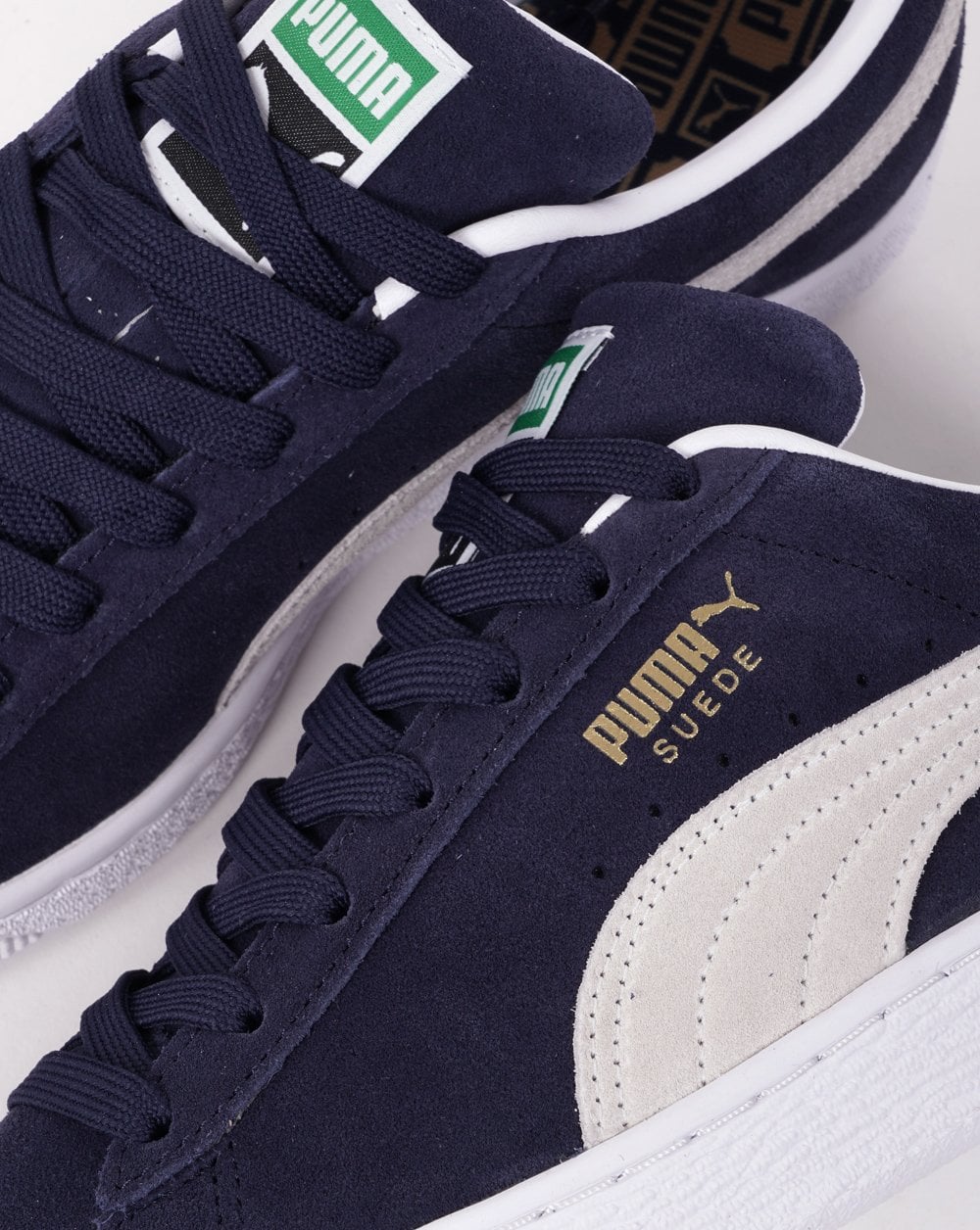 Puma Suede Classic Trainers Navy/white