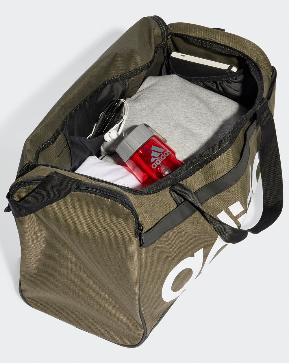 Adidas Originals Linear Duffel Bag Olive Strata