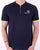 Sergio Tacchini Henley Zip T-shirt Navy Blue