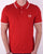 Sergio Tacchini Tipped Polo Shirt Dark Red/White