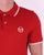 Sergio Tacchini Tipped Polo Shirt Dark Red/White
