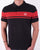 Sergio Tacchini Young Line Polo Shirt Black/Dark Red