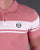 Sergio Tacchini Young Line Polo Shirt Deep Pink/White