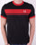 Sergio Tacchini Masters T Shirt Black/Dark Red