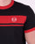 Sergio Tacchini Masters T Shirt Black/Dark Red