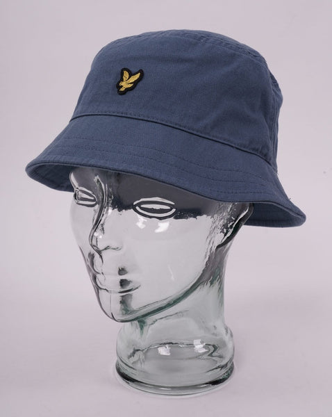 Lyle & Scott Cotton Twill Bucket Hat Skipton Blue