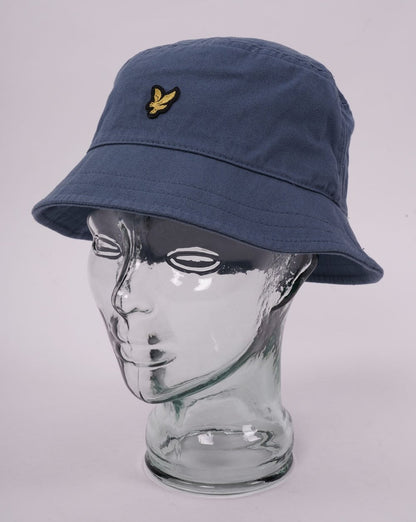 Lyle & Scott Cotton Twill Bucket Hat Skipton Blue