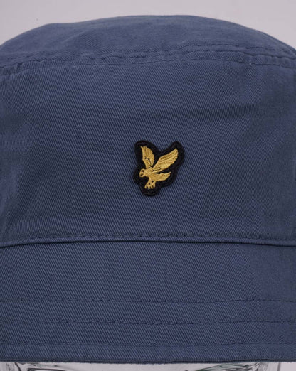 Lyle & Scott Cotton Twill Bucket Hat Skipton Blue