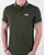 Barbour International Essential Tipped Polo Forest Green