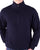 Benetton Quarter Zip Sweat Top Navy