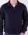 Benetton Quarter Zip Sweat Top Navy