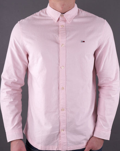 Tommy Jeans Classic Oxford Shirt Pink