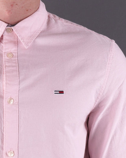 Tommy Jeans Classic Oxford Shirt Pink