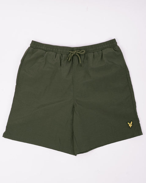 Lyle & Scott Logo Swim Short Olive Green