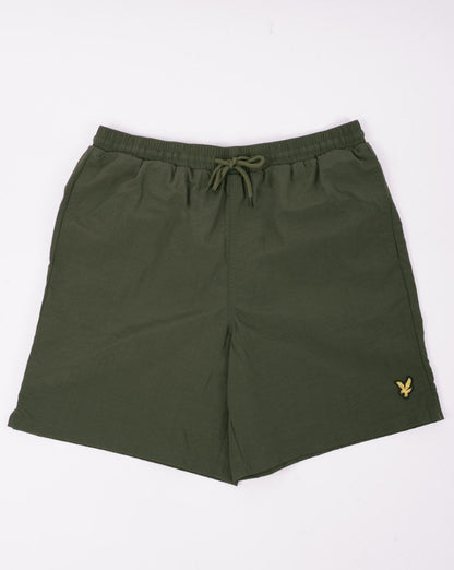Lyle & Scott Logo Swim Short Olive Green