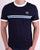 Sergio Tacchini Supermac T Shirt Navy Blue/Sky/Gardenia