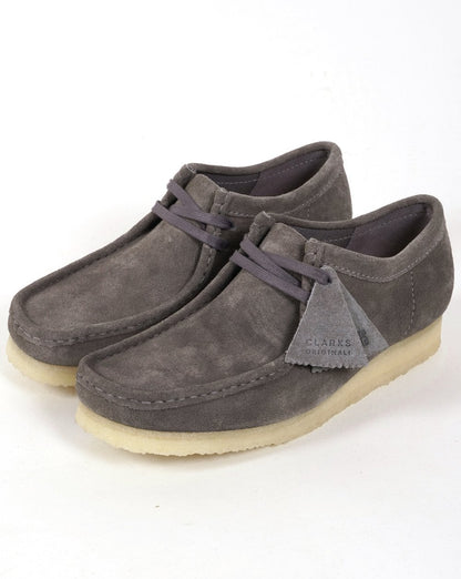 Clarks Originals Wallabee Suede Shoe Grey