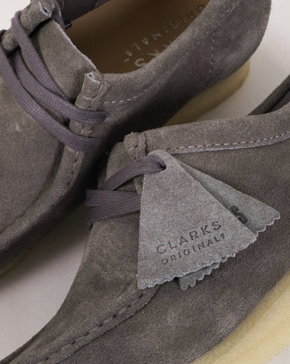 Clarks Originals Wallabee Suede Shoe Grey