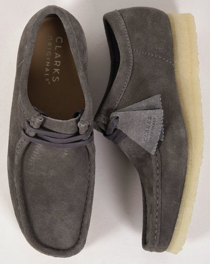 Clarks Originals Wallabee Suede Shoe Grey