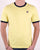 Fila Vintage Ringer T Shirt Yellow/Navy