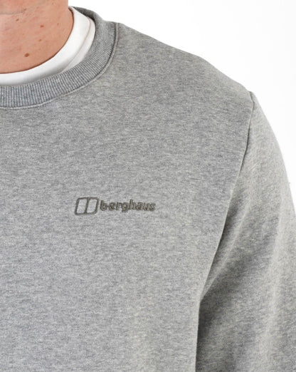 Berghaus Logo Crew Neck Grey Marl