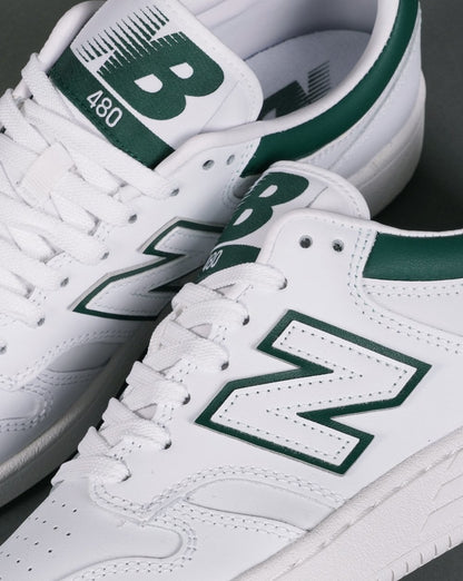 New Balance 480 Trainer White/Green