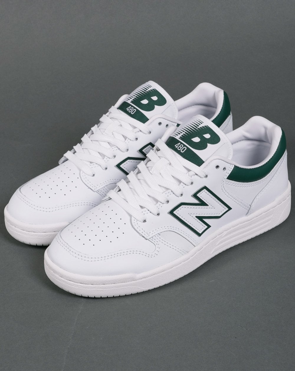 New Balance 480 Trainer White/Green