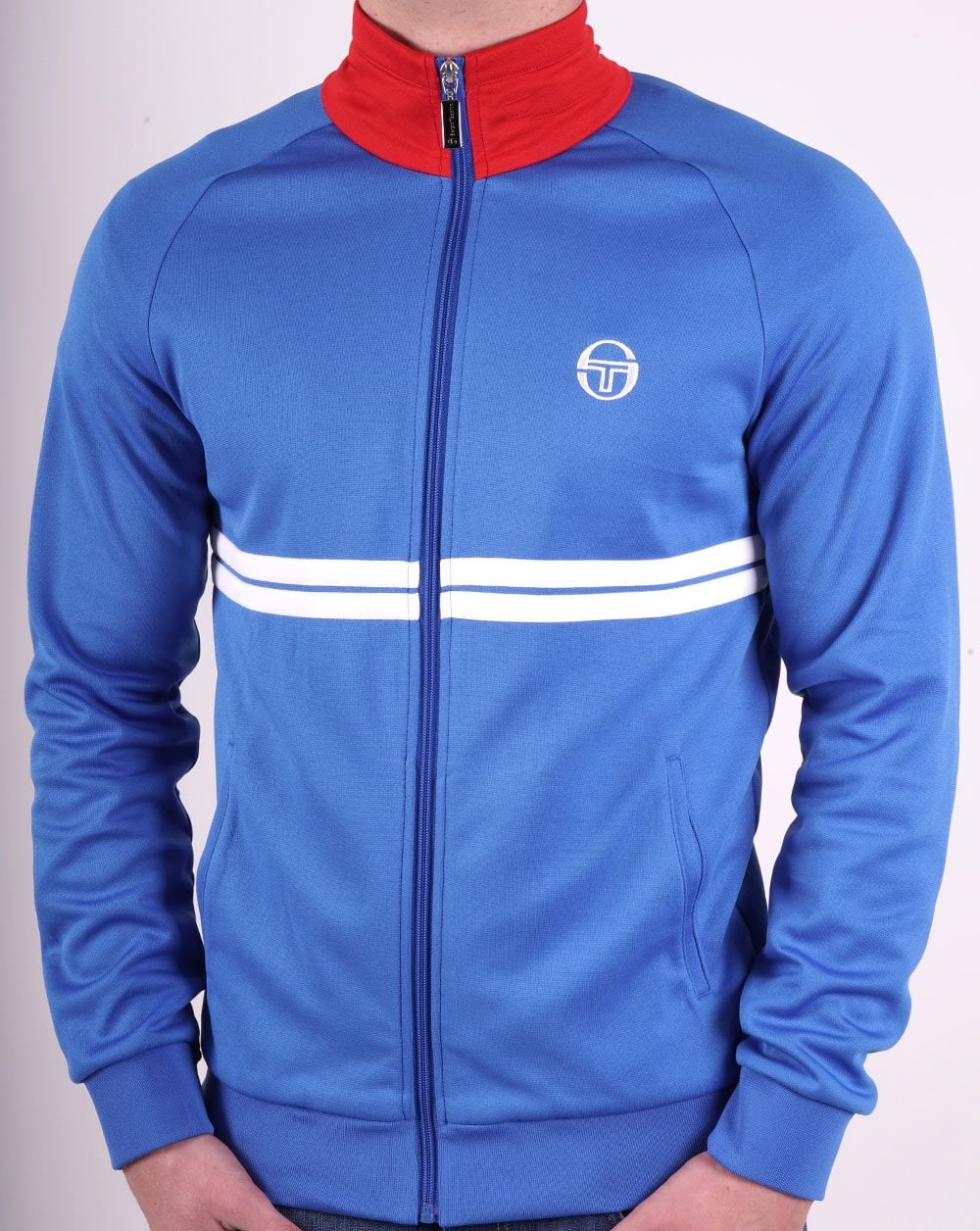 Sergio Tacchini Dallas Track Top Royal Blue/Red