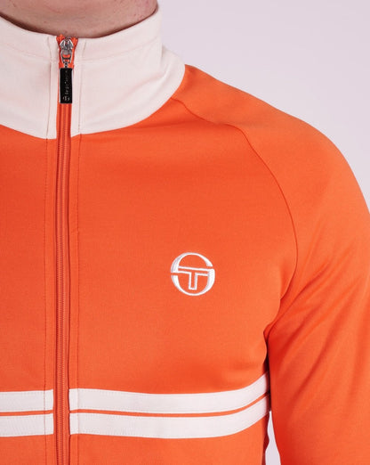 Sergio Tacchini Dallas Track Top Orange/Buttercream