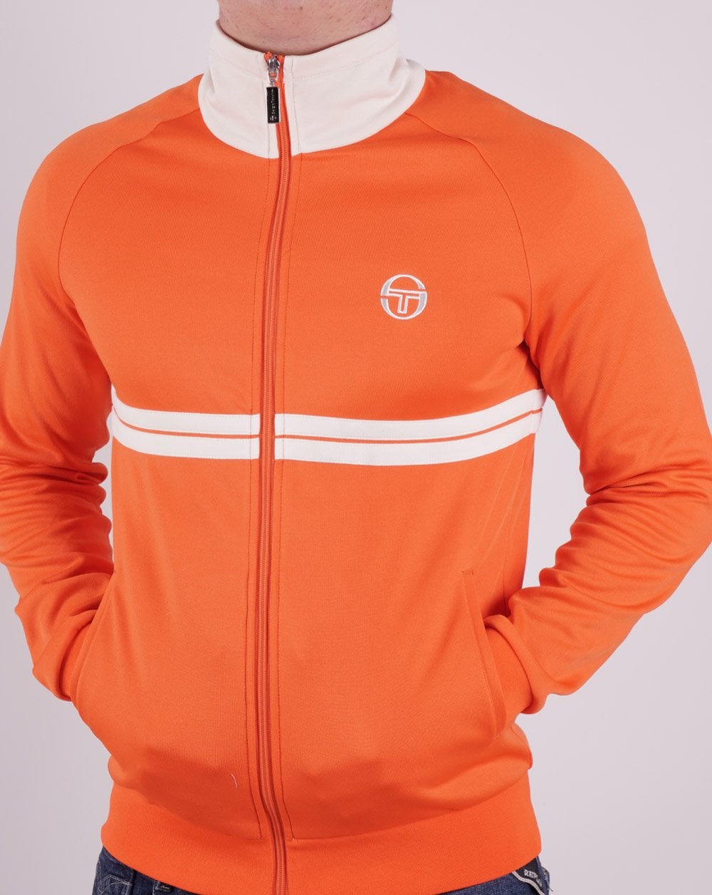 Sergio Tacchini Dallas Track Top Orange/Buttercream
