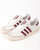 Adidas Jeans Trainers Chalk White/Burgundy