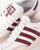 Adidas Jeans Trainers Chalk White/Burgundy