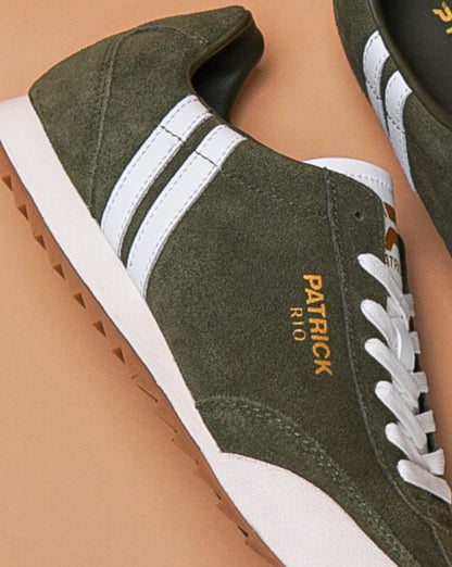 Patrick Rio Trainers Olive Green