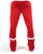 Sergio Tacchini Zip Bottom Track Pants Dark Red