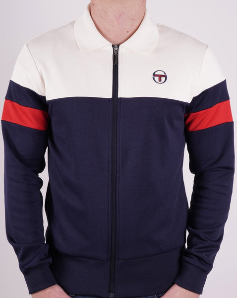 Sergio Tacchini Tomme Track Top Gardenia/Navy