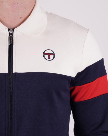 Sergio Tacchini Tomme Track Top Gardenia/Navy