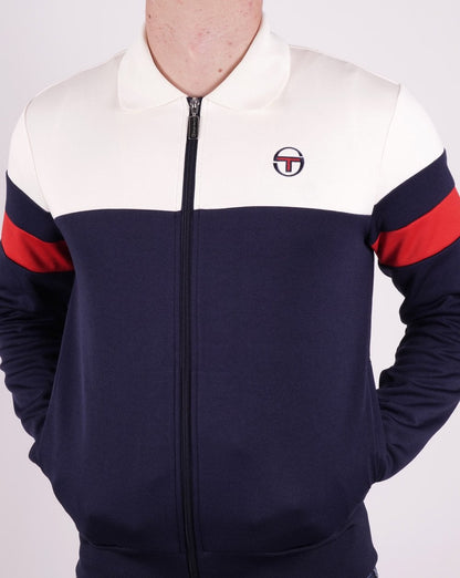 Sergio Tacchini Tomme Track Top Gardenia/Navy