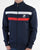 Patrick Stripe Track Top Navy white red