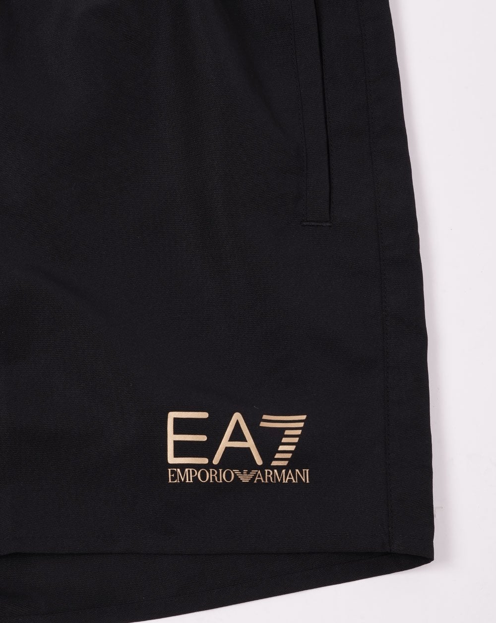 EA7 Emporio Armani Swim Shorts Black/Gold