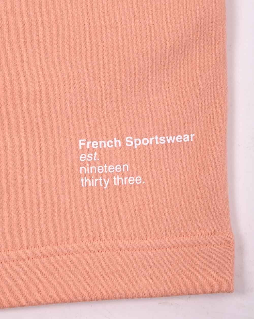 Lacoste Embroidered Fleece Shorts Peach