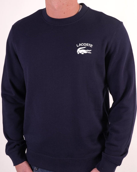 Lacoste Inscription Crew Sweat Navy