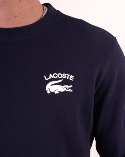 Lacoste Inscription Crew Sweat Navy