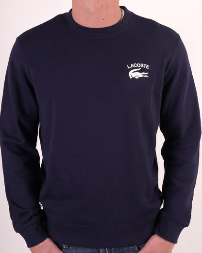 Lacoste Inscription Crew Sweat Navy