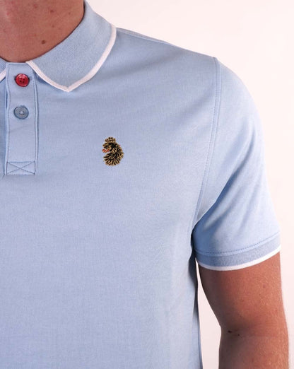 Luke Sport Meadtastic Polo Shirt Sky Blue