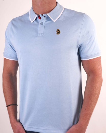 Luke Sport Meadtastic Polo Shirt Sky Blue