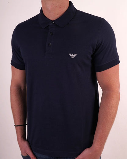 Emporio Armani Beach Polo Shirt Navy