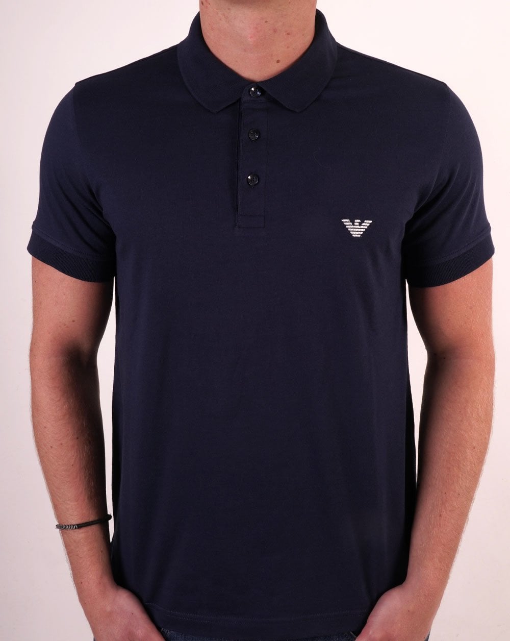 Emporio Armani Beach Polo Shirt Navy