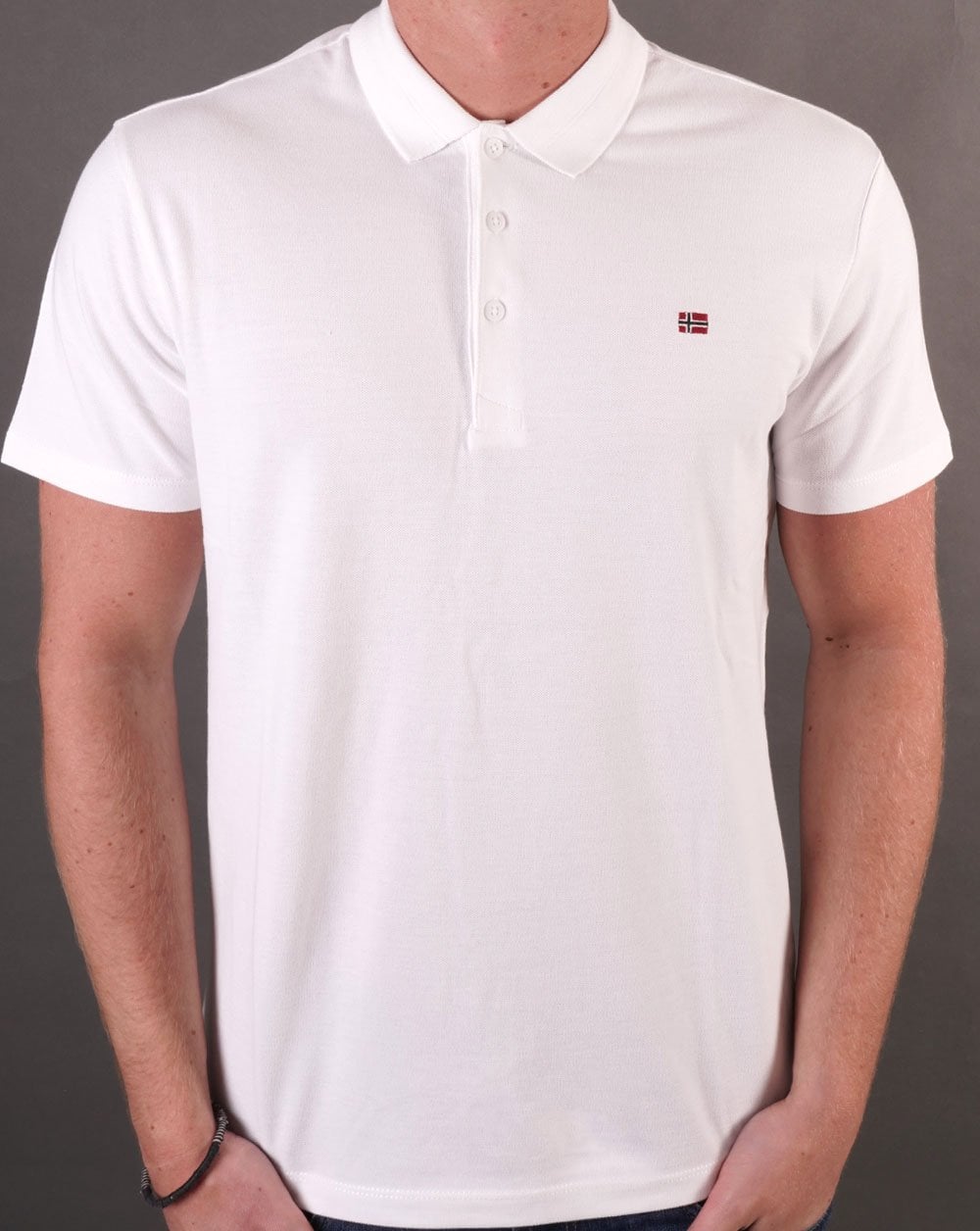 Napapijri Ealis Polo Shirt White
