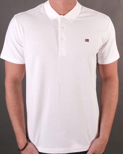 Napapijri Ealis Polo Shirt White